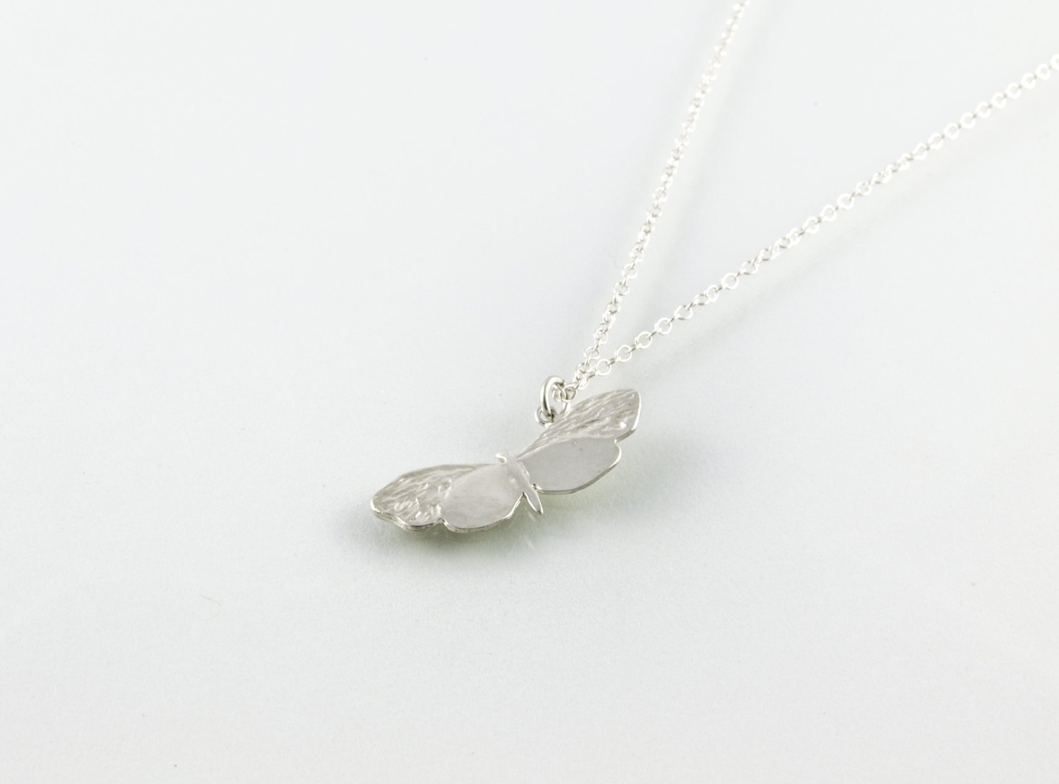 BUTTERFLY necklace - silver - Jennifer Kinnear Jewellery - charms collection