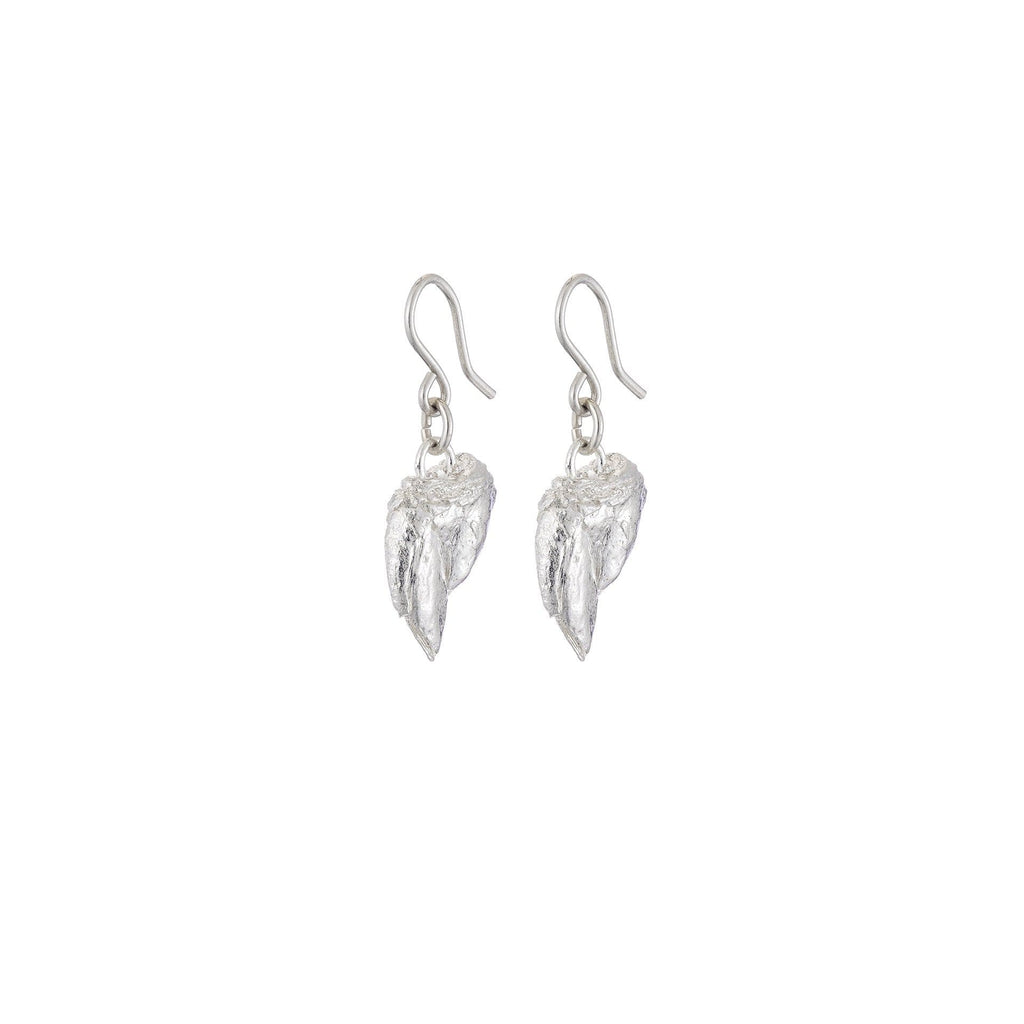 Silver Percebes Earrings - Ocean Collection - Jennifer Kinnear Jewellery