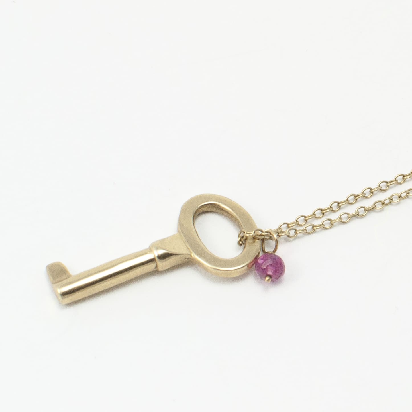 Goldplated Key Necklace - Charm Collection - Jennifer Kinnear Jewellery