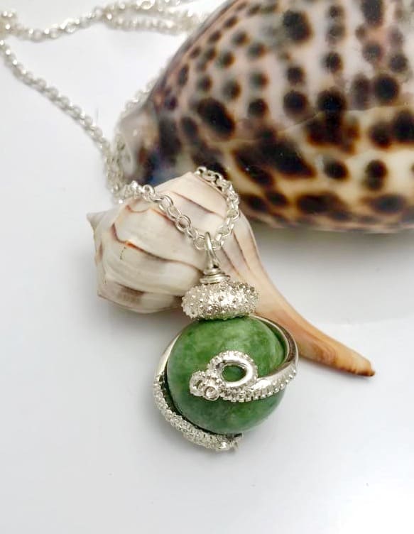 Octopus Protection Necklace handcrafted in silver - Ocean Collection - Jennifer Kinnear Jewellery