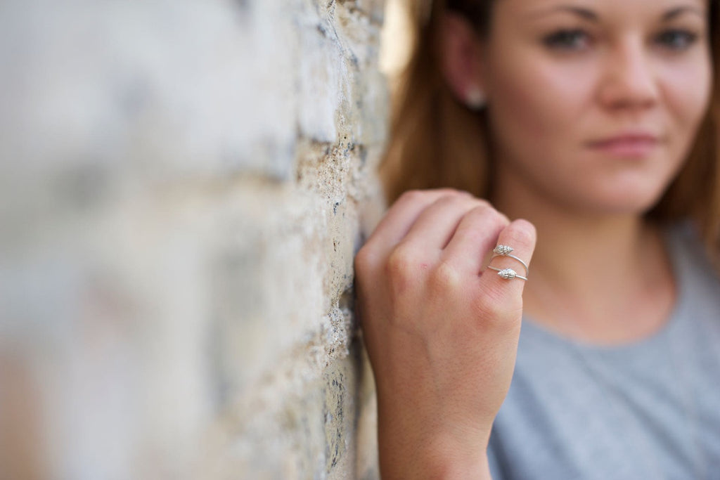 WHELK SHELL ring - silver - Jennifer Kinnear Jewellery - shell collection
