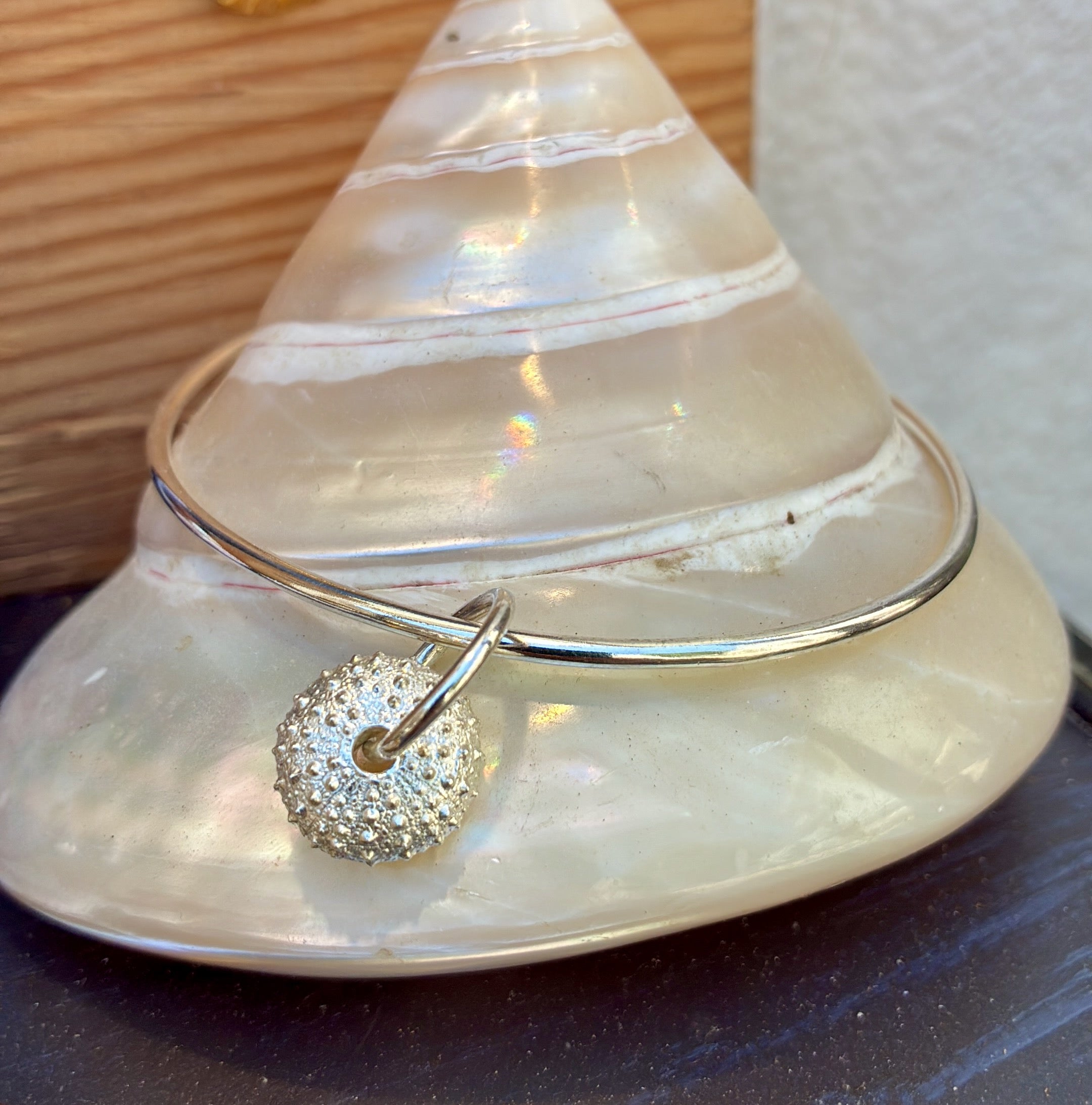 CHARM BANGLE -SEA URCHIN